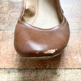Mossimo Brown Round Toe Mary Janes- Size 8 (see notes)