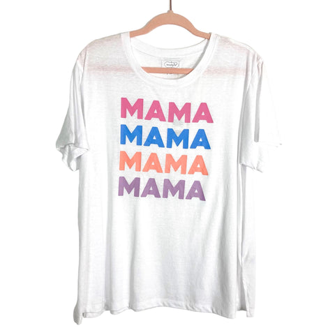 Mudpie White Mama Tee NWT- Size S/M