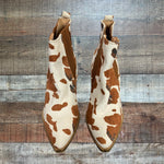 Barn Babe Cow Print Booties - Size 7.5 (In Great Condition)