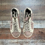 P448 Rose Pink Glitter Sneakers- Size 37