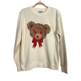 Living Fully Co. Cream "I Love You Beary Much" Crewneck Sweatshirt - Size S (Sold Out Online!)