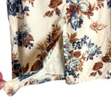 Abercrombie & Fitch Cream Printed Linen Blend Skirt- Size S (see notes, we have matching top)