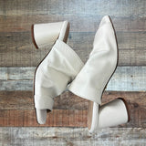 Beautiisoles Cream Leather Shoes- 7 (see notes)