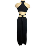 Cult Gaia Black Knit Cutout Front Dress- Size M