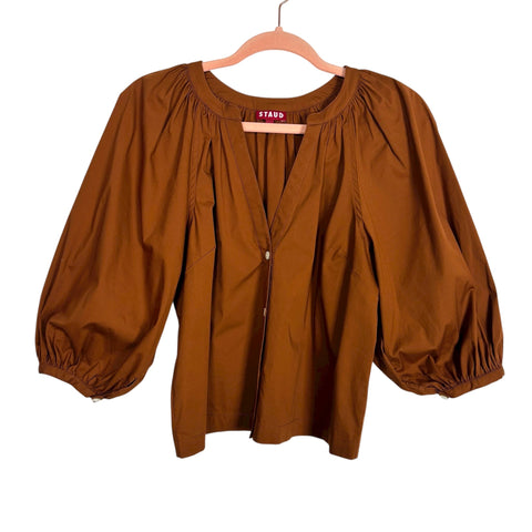 STAUD Terracotta Dill Top - Size XS