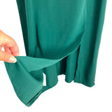 Abercrombie & Fitch Emerald Green with Sweetheart Neckline and Side Slit Dress NWT-Size L (sold out online)