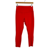 Lululemon Vibrant Red/Orange Leggings - Size 10 (Inseam 24")