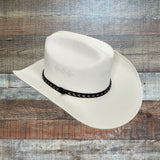 No Brand Cream Belted Cowboy Hat - Size S/M