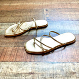 Kaanas Gold Strappy Kapok Sandals- Size 8 (like new condition, sold out online)