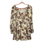 Autumn Adeigbo Cream Paisley Printed Dress - Size 0
