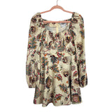 Autumn Adeigbo Cream Paisley Printed Dress - Size 0