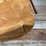 Madewell Camel Suede Cow Leather Tote (see notes)