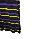 Prabal Gurung Striped Wool and Cashmere Blend Sleeveless Button Closure Slit Sweater Dress- Size ~XS (sold out online, no size tag fits like XS)