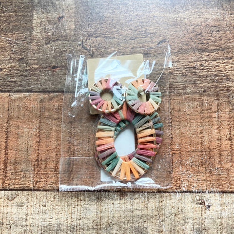 The Cypress Earring in Pastel Rainbow (New in Bag)