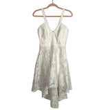 Forever New White Lace Hi/Low Dress- Size 6 (see notes)