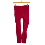 Lululemon Pink Side Mesh Panel Leggings - Size 4 (Inseam 23")