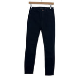 JEN7 for All Mankind Black High Waist Skinny Jeans NWT- Size 2 (Inseam 27")