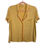 Aerie Orange Two Piece Shorts Pajama Set- Size M