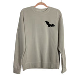 Living Fully Co. By Mallory Ervin Cream Bat Crewneck Sweatshirt - Size S