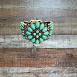 Carly Jean Los Angeles Turquoise Jeweled Bracelet