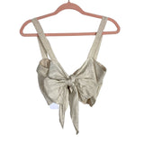 Aakaa Oatmeal Linen Crop Tank and Wide Leg Pants Set NWT- Size S (sold out online)