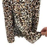 Hayden Animal Print with Double Side Splits Skirt- Size 1XL