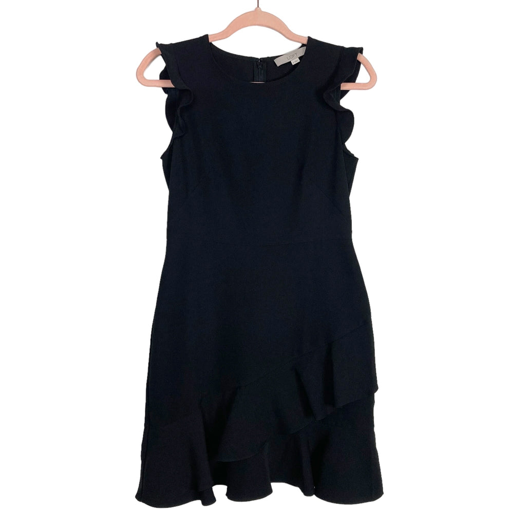 Loft Black Ruffle Dress- Size 0 Loft Black Ruffle Dress- Size 0