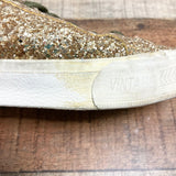 Vintage Havana Gold Glitter Sneakers- Size ~7.5 (see notes)