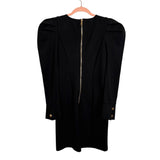 Shop17 Black Puff Sleeve Dress - Size S (See Notes)