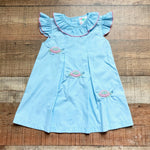 Shrimp & Grits Kids Turtle Embroidered Dress- Size 3T (we have matching bubble)