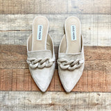Steve Madden Tan Suede Mules- Size 7.5 (see notes, sold out online)