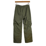 Abercrombie & Fitch Olive Cargo Pants- Size 25/0 Short (Inseam 27.5”)
