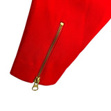 J. Crew Red Zipper Accent Dress - Size 12T (See Notes)