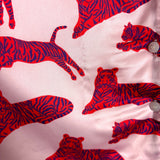 Vestique Pink Tiger Pajama Top - Size S (We Have Matching Bottoms! See Notes)