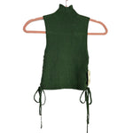 Altar'd State Olive Ribbed Mock Side Tie Tank Top NWT- Size S