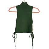 Altar'd State Olive Ribbed Mock Side Tie Tank Top NWT- Size S