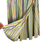 Carolina Herrera White/Multicolor Stripe Skirt - Size 2 (We Have Matching Top!)