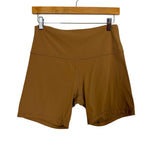 Lululemon Tan Biker Shorts- Size 10 (see notes)