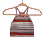 Free People Movement Happiness Runs Striped Crop Top - Size M/L (See Notes)