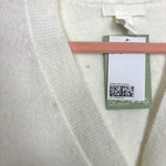 H&M Cream Jewel Button Sweater Cardigan NWT - Size S (See Note)