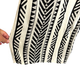 Elan Cream/Black Patterned Jumpsuit - Size S