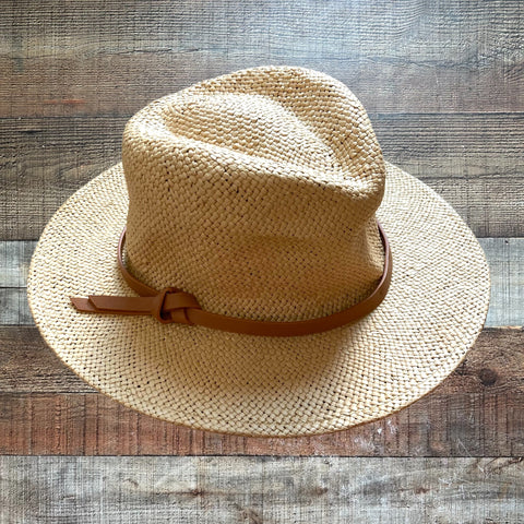 Banana Republic Paper Straw Belted Hat- Size S/M