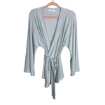 LAKE Blue and Pink Kimono Sleep Top- Size L