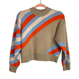 THML Blue/Cream/Orange/Tan Sweater- Size XS (sold out online)