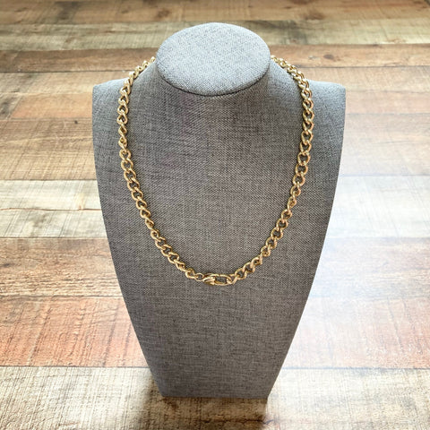 Gemeli Gold Chain Necklace with Lobster Clasp (New)