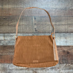 Telena Brown Zipper Closure Handbag (NEW IN DUST COVER)