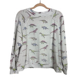Wildfox Dinosaur Print Sweatshirt Top- Size S (see notes)