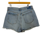Abercrombie & Fitch The 90s Relaxed Cutoff High Rise Denim Shorts- Size 32/14
