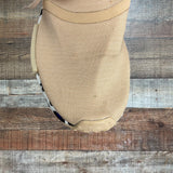 ADIDAS Tan/Animal Print La Marque Aux 3 Bandes Sneakers - Size 8 (See Notes)