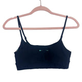 The Upside Black Colorblock Striped Sports Bra- Size 4